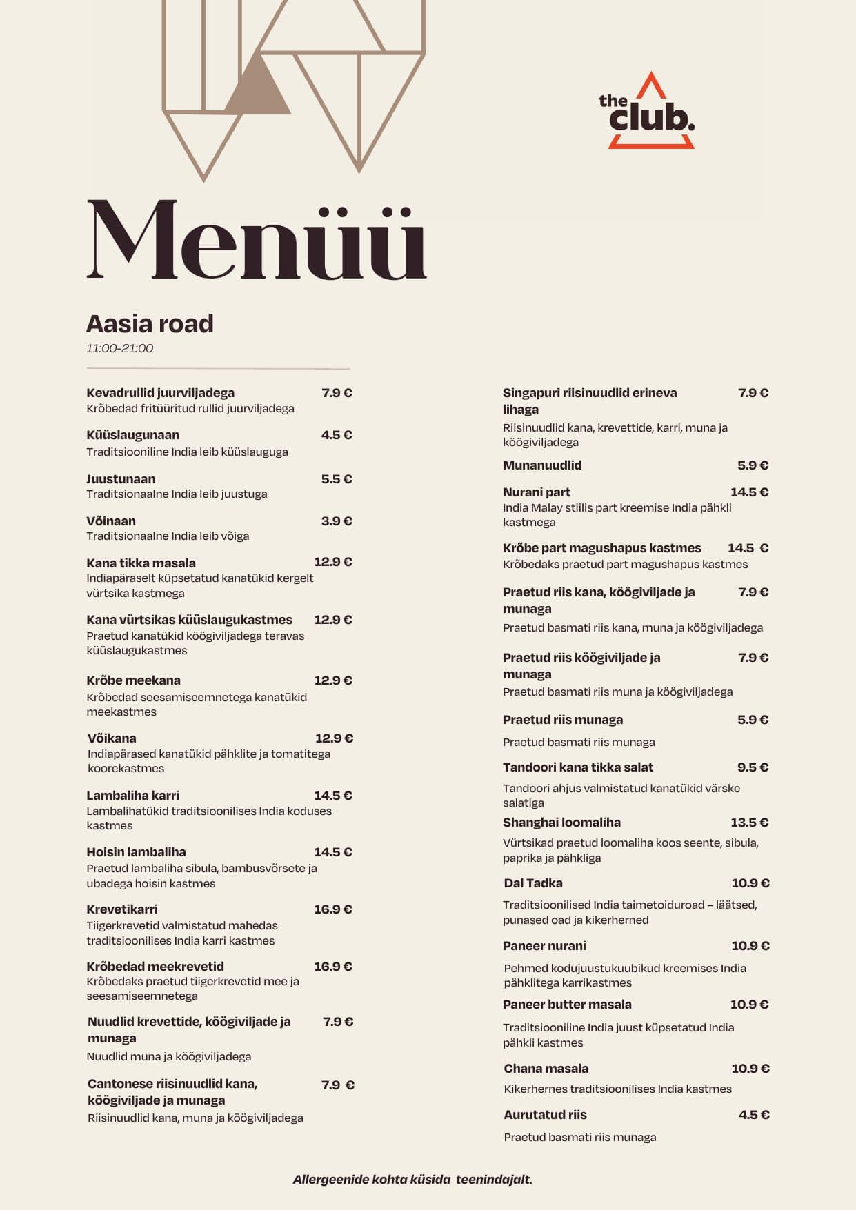 Menüü, lk 2